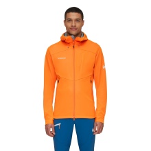 Mammut Ganzjahres-Softshelljacke Ultimate VII SO Hooded (winddicht) orange Herren